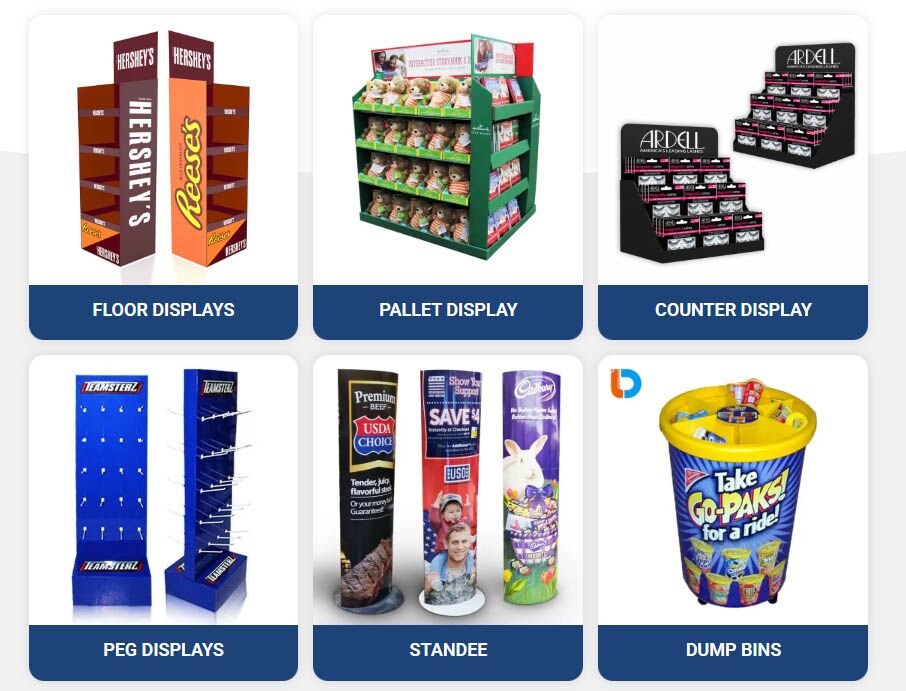 What Are the 12 Most Effective Types of Retail Displays? - Leader Display